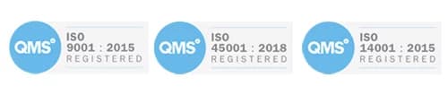 GeoCon ISO certifications — ISO 9001:2015, ISO 45001:2018, ISO 14001:2015